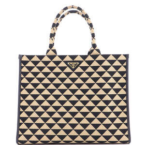 Prada Symbole Shopper Tote Jacquard #203331P24B